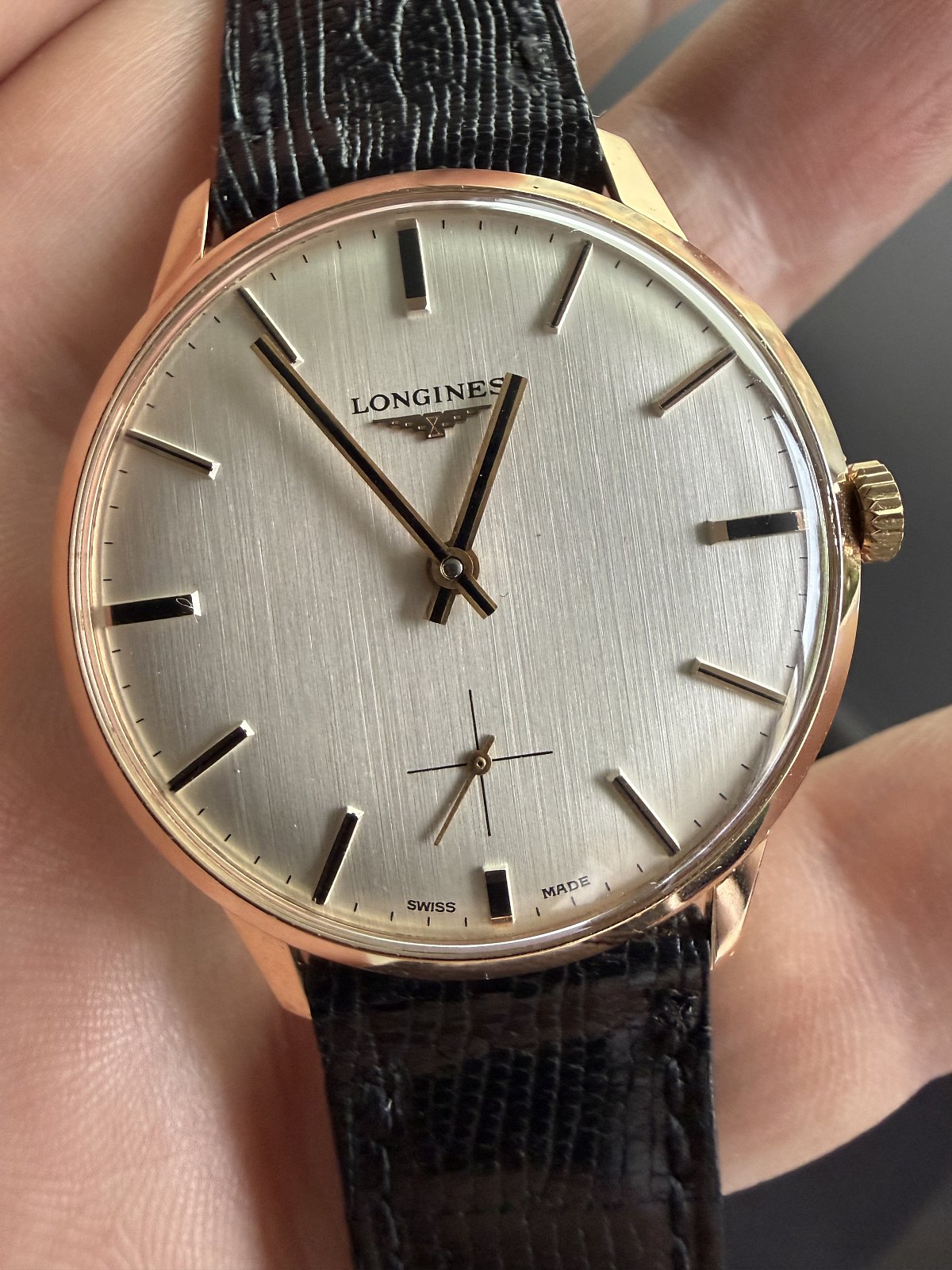 Longines vintage aur 18kt