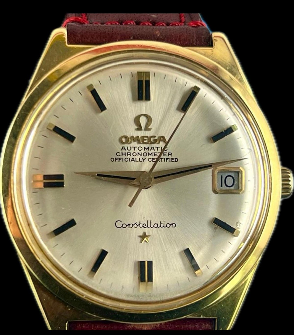 Titlu: Omega Constellation C-Shape Aur Masiv 18K